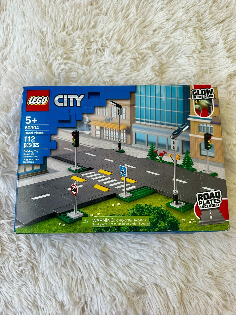 LEGO City 60304 Road Plates Building Set 112 Pieces Sealed New Street Expansion